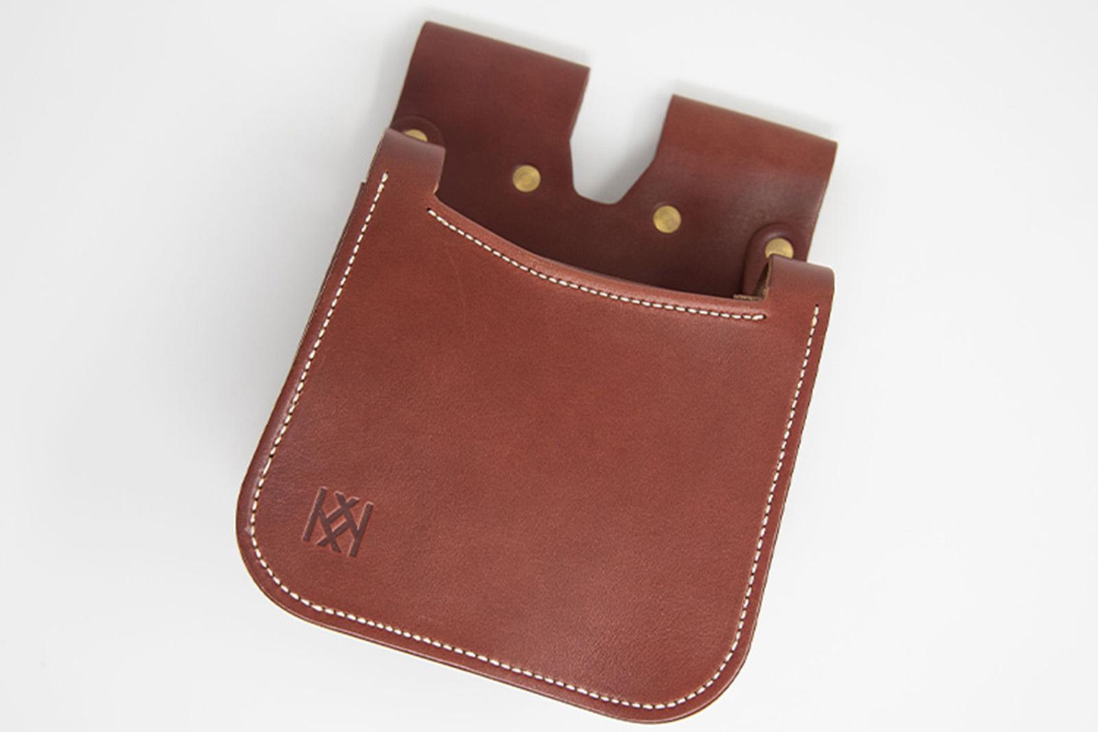 Kingfisher Large Leather Cartridge Bag