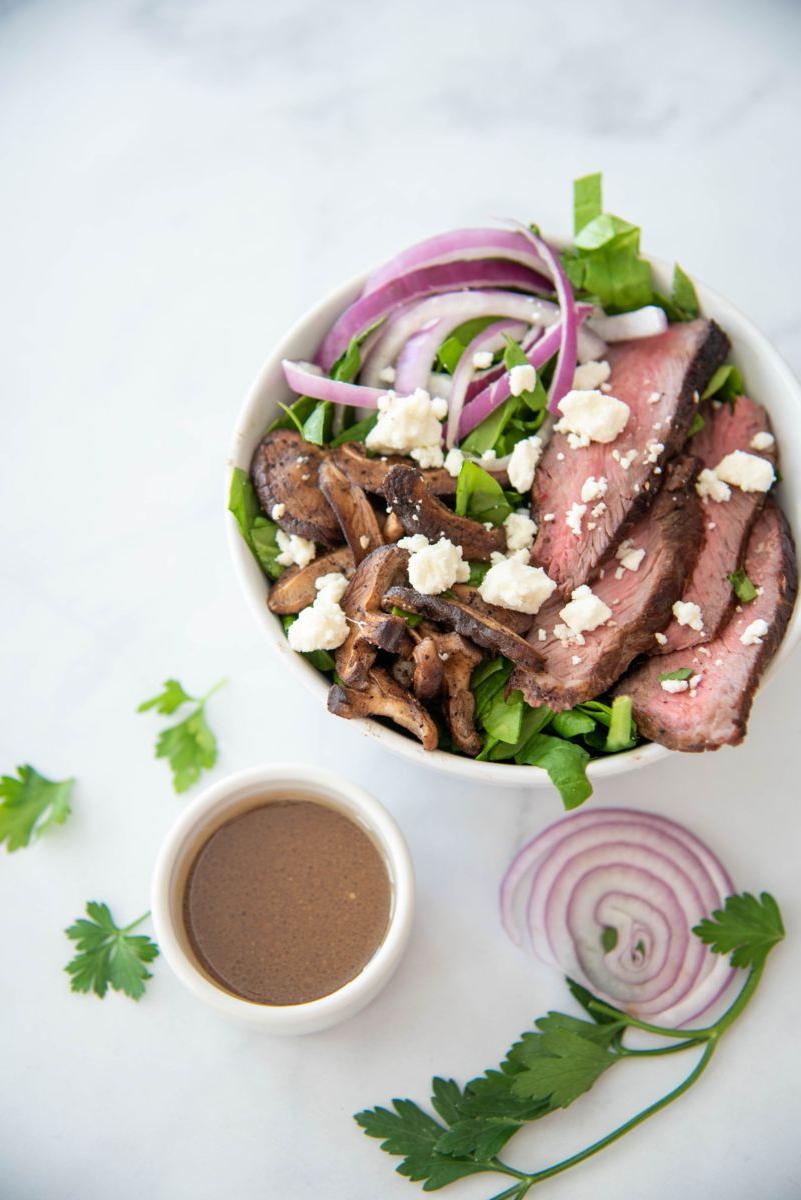 Steak and Mushroom Salad Image